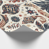 Christmas Motifs Wrapping Paper n5 Geschenkpapier (Ecke)