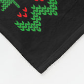 Christmas Motorcycle Motocross Braap Dirt Bike Fleecedecke (Ecke)