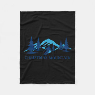 Christmas mountain wisconsin ski resort skifahren fleecedecke