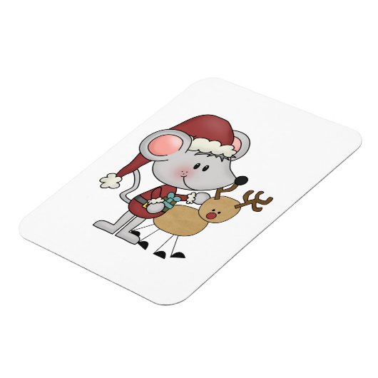 Christmas Mouse and Magnet (Linke Seite)