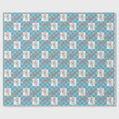 Christmas Mouse Candy Cane Geschenkpapier (Flach)