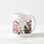 Christmas Mouse Coffee Mug Kaffeetasse (VorderseiteRechts)