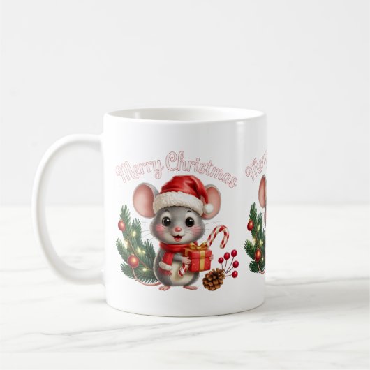 Christmas Mouse Coffee Mug Kaffeetasse (Links)