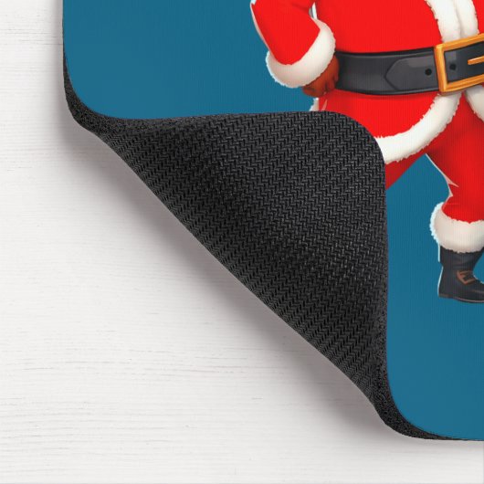 Christmas Mr Santa Mrs Claus Dancing African Ameri Mousepad (Ecke)