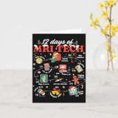 Christmas Mri Tech 12 Days Of Mri Technician New M Karte (Gelbe Blume)