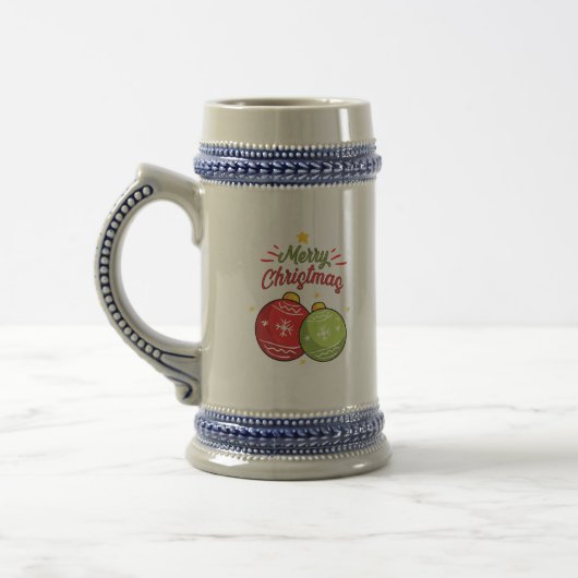 Christmas mug bierglas (Links)