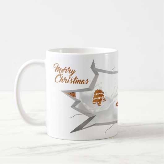 Christmas mug Cookies and Milk Kaffeetasse (Links)