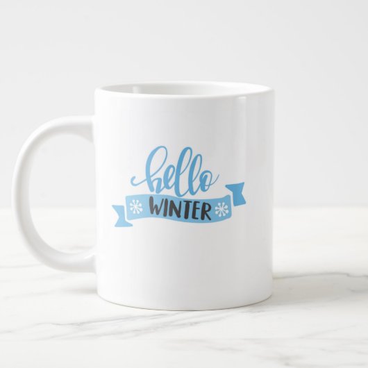 Christmas Mug – Festive Holiday Cocoa Jumbo-Tasse (Links)