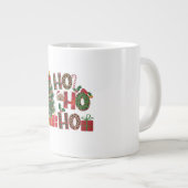 Christmas Mug | Festive Holiday Coffee Cup by Kali Jumbo-Tasse (Vorderseite Rechts)