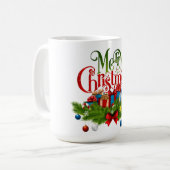 Christmas Mug | Festive Holiday Coffee Cup by Kali Kaffeetasse (Vorderseite Links)