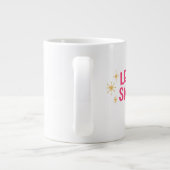 Christmas Mug – Frosty Holiday Cocoa & Coffee Cup Jumbo-Tasse (Rückseite)