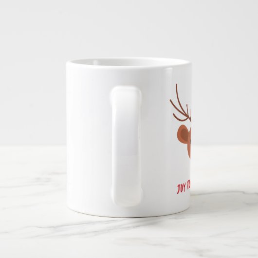 Christmas Mug – Heavenly Holiday Cocoa & Cof Jumbo-Tasse (Rückseite)