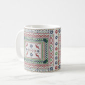 Christmas mug in the pattern of the ugly Nordic Kaffeetasse (Vorderseite Links)
