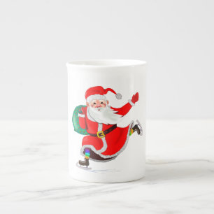 Christmas Mug Santa Clasu with Gifts Porzellantasse