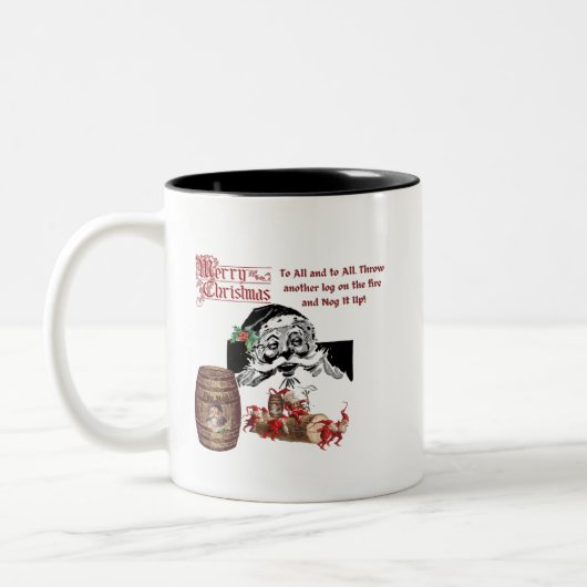 Christmas Mug Zweifarbige Tasse (Links)