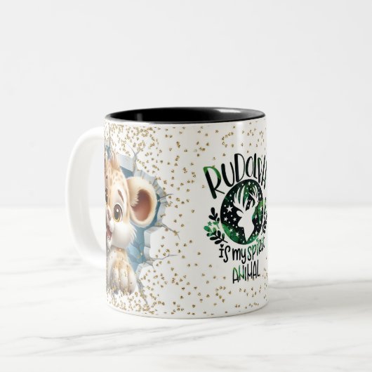 Christmas Mugs Wird Merry Christmas Mug Wird Chris Zweifarbige Tasse (Vorderseite Links)