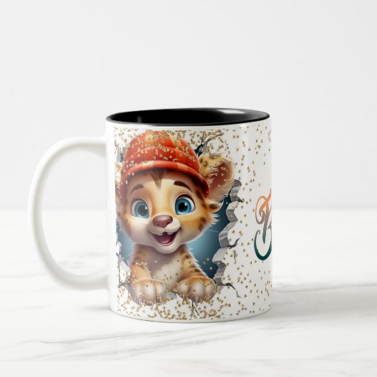 Christmas Mugs Wird Merry Christmas Mug Wird Chris Zweifarbige Tasse (Links)