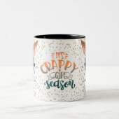 Christmas Mugs Wird Merry Christmas Mug Wird Chris Zweifarbige Tasse (Mittel)