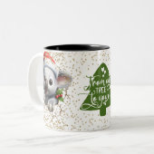 Christmas Mugs Wird Merry Christmas Mug Wird Chris Zweifarbige Tasse (Vorderseite Links)