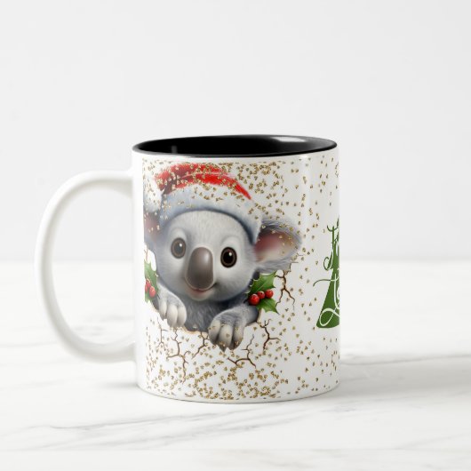 Christmas Mugs Wird Merry Christmas Mug Wird Chris Zweifarbige Tasse (Links)