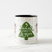 Christmas Mugs Wird Merry Christmas Mug Wird Chris Zweifarbige Tasse (Mittel)