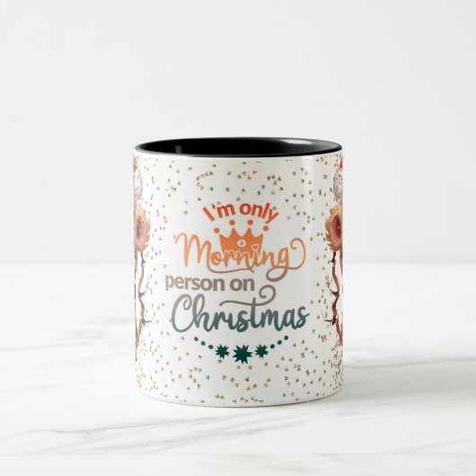 Christmas Mugs Wird Merry Christmas Mug Wird Chris Zweifarbige Tasse (Mittel)
