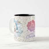 Christmas Mugs Wird Merry Christmas Mug Wird Chris Zweifarbige Tasse (Vorderseite Links)