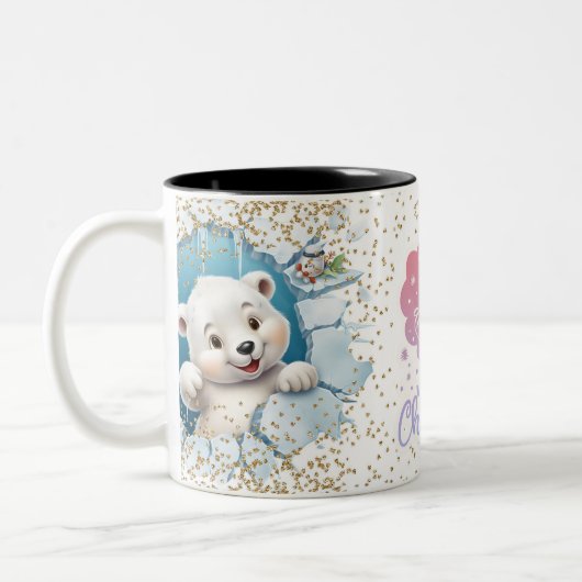 Christmas Mugs Wird Merry Christmas Mug Wird Chris Zweifarbige Tasse (Links)