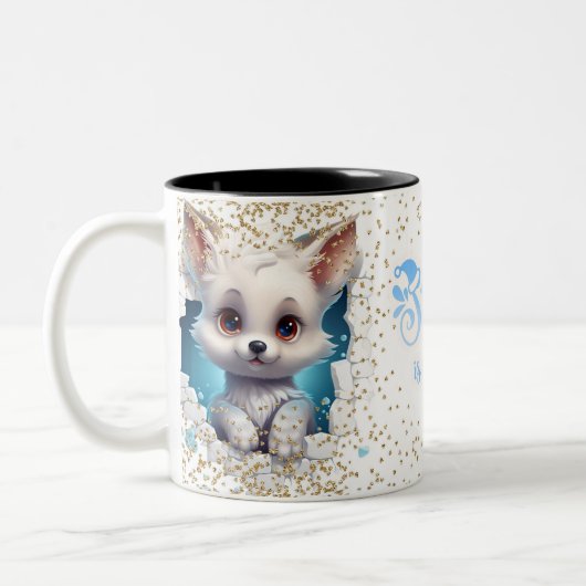 Christmas Mugs Wird Merry Christmas Mug Wird Chris Zweifarbige Tasse (Links)