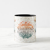 Christmas Mugs Wird Merry Christmas Mug Wird Chris Zweifarbige Tasse (Mittel)