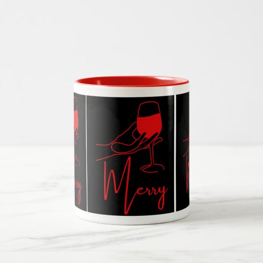 Christmas mugs zweifarbige tasse (Mittel)