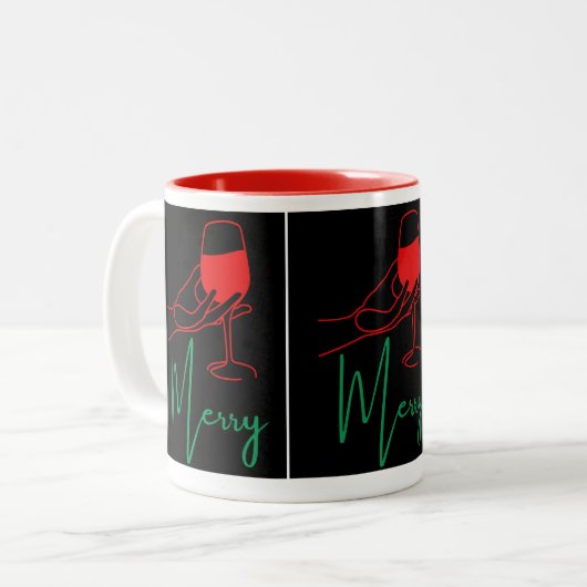 Christmas mugs zweifarbige tasse (Vorderseite Links)
