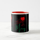 Christmas mugs zweifarbige tasse (Mittel)