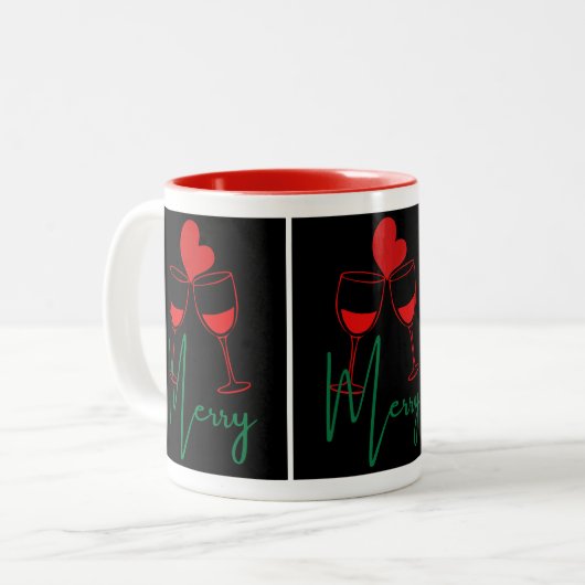 Christmas mugs zweifarbige tasse (Vorderseite Links)