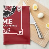 Christmas Mulled Red Wine Glühwein Geschirrtuch (Viertel Falte)