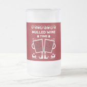 Christmas Mulled Red Wine Glühwein Mattglas Bierglas (Mittel)