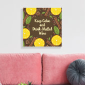 Christmas mulled wine spicy brown leinwanddruck (Insitu (Wohnzimmer))