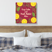 Christmas mulled wine spicy burgundy leinwanddruck (Insitu (Schlafzimmer))