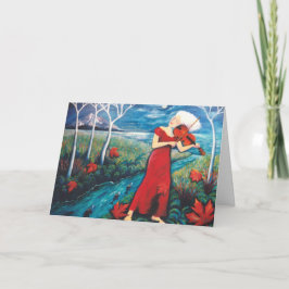 Christmas Music Greeting Card Feiertagskarte