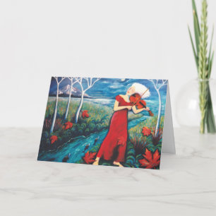 Christmas Music Greeting Card Feiertagskarte