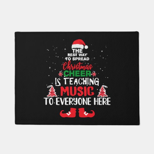 Christmas Music Teachers , Funny Teachers Fußmatte (Vorderseite)