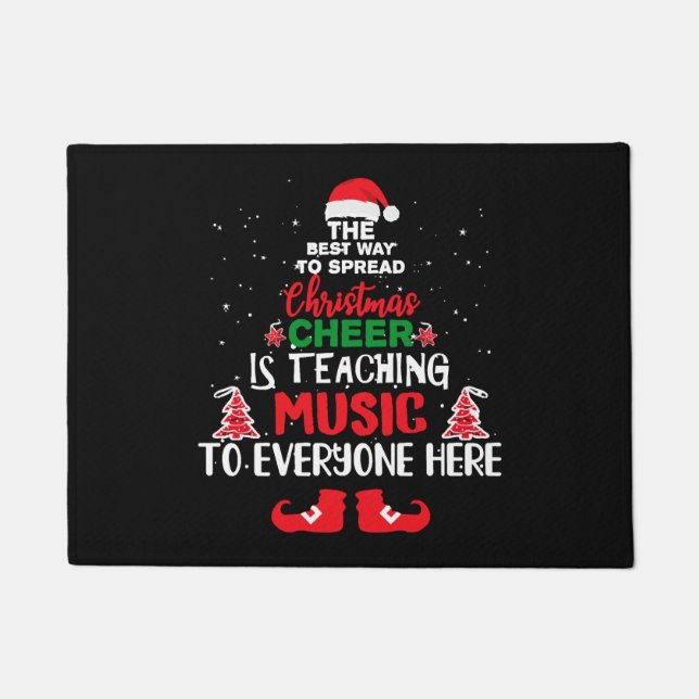 Christmas Music Teachers , Funny Teachers Fußmatte (Vorderseite)