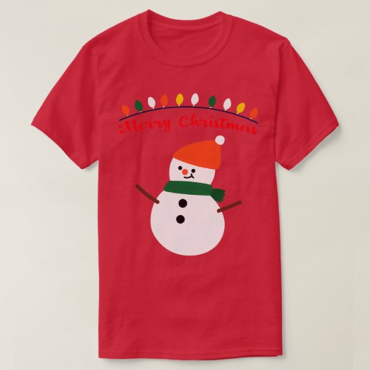 CHRISTMAS NÄCHSTE TAGESLIEFERUNG T-Shirt (Design vorne)