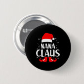 Christmas Nana Claus Leopard Family Matching Pajam Button (Vorne & Hinten)