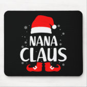 Christmas Nana Claus Leopard Family Matching Pajam Mousepad (Vorne)