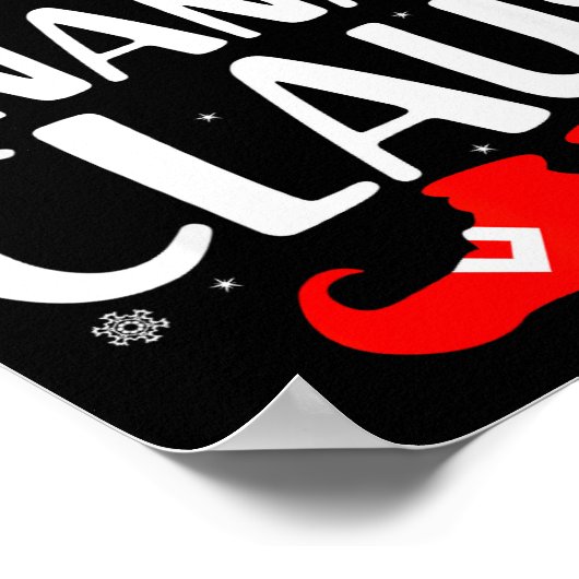 Christmas Nana Claus Leopard Family Matching Pajam Poster (Ecke)