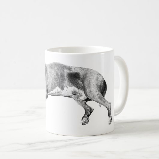 Christmas Nap, Pit Mix Peace Kaffeetasse (VorderseiteRechts)