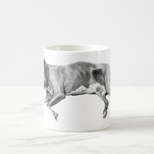 Christmas Nap, Pit Mix Peace Kaffeetasse (Mittel)