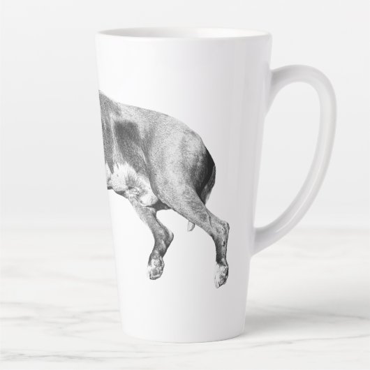 Christmas Nap, Pit Mix Peace Milchtasse (Rechts)