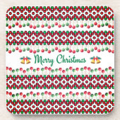 Christmas Napkins Getränkeuntersetzer (Vorderseite)